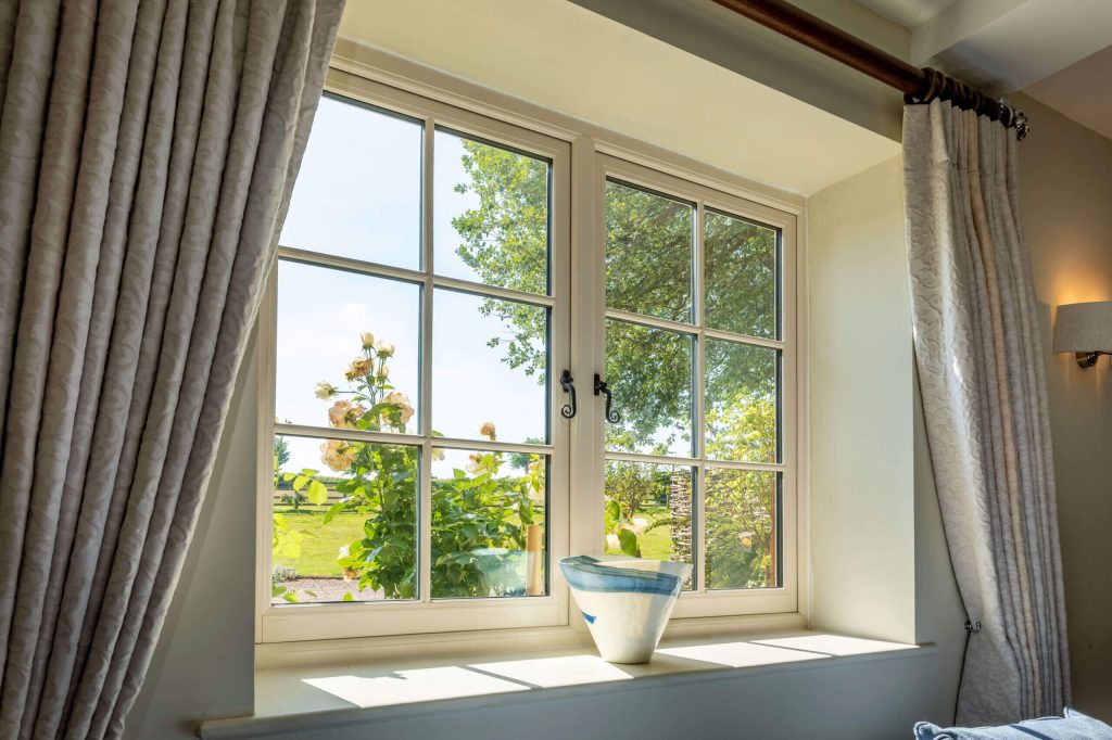 Cream casement windows