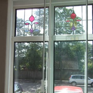 secondary glazing with a horizontal slider